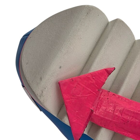 Privileged Shoes Womens 10 Shoes Neon Pink Blue Green Heart Platform Sneakers - Picture 12 of 16